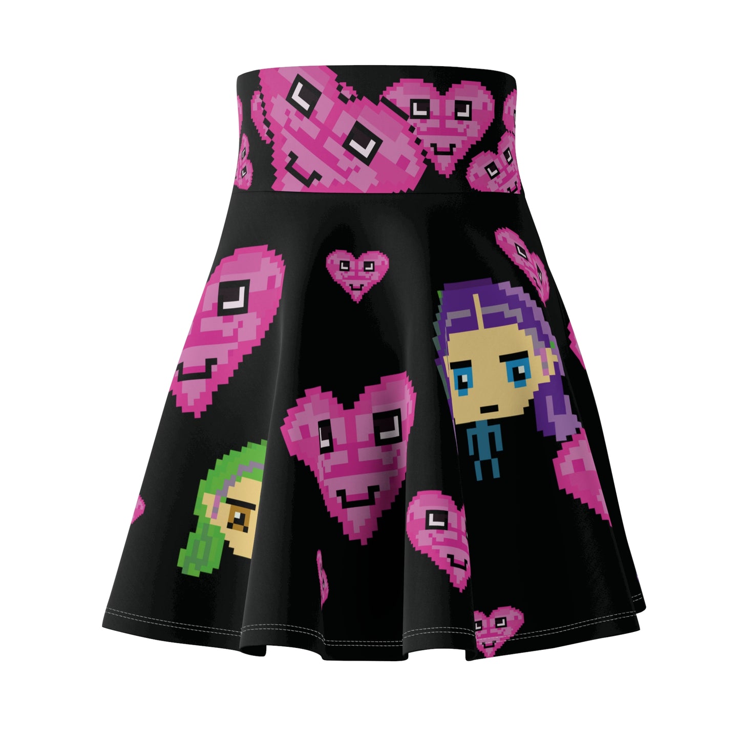 It's Raining Gamers - Women's Skater Skirt (AOP)