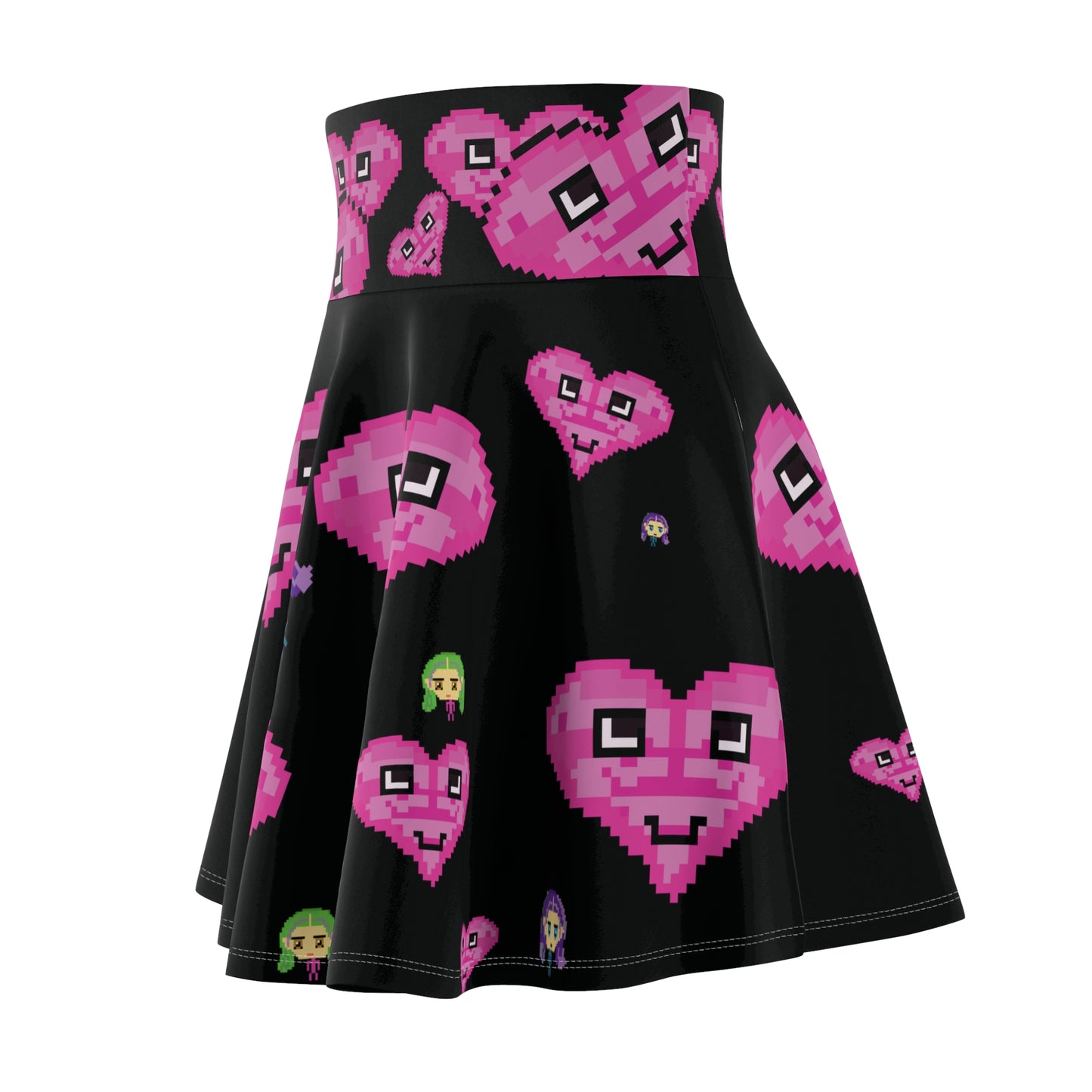 It's Raining Gamers - Women's Skater Skirt (AOP)