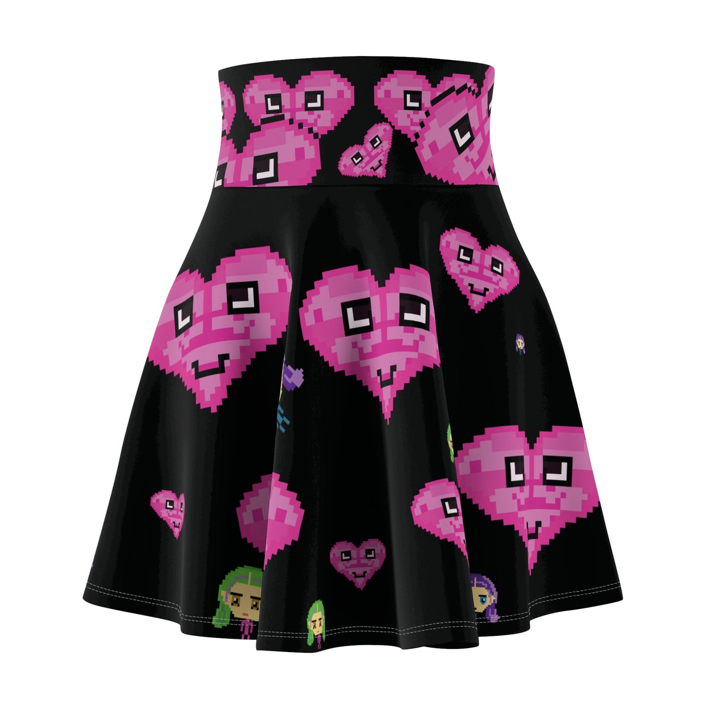 It's Raining Gamers - Women's Skater Skirt (AOP)