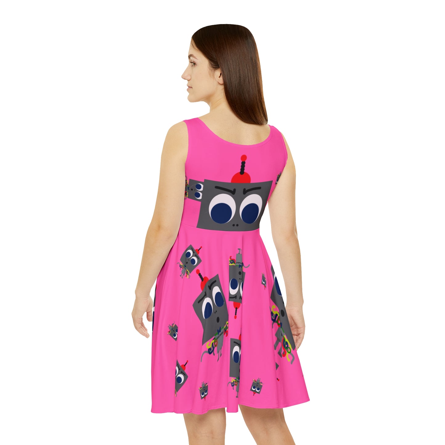 Womens Bad Robot Dress in Pink